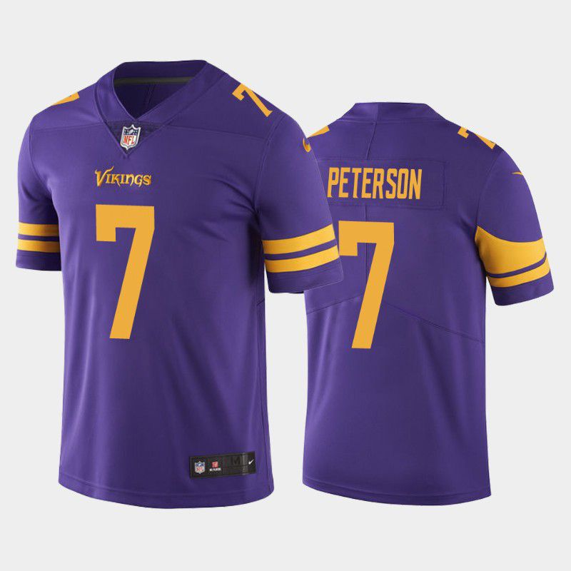 Men Minnesota Vikings #7 Patrick Peterson Nike Purple Color Rush Limited NFL Jersey->minnesota vikings->NFL Jersey